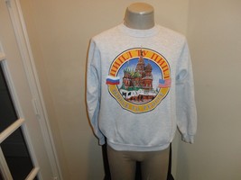 Vtg 1991 Gray Jerzees Buffalo People to People 50-50 Crew Sweatshirt Fit... - £33.12 GBP