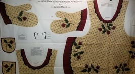 Holiday Gatherings Apron Mitt Sewing Cut N Sew Leslie Beck Cranston VIP Fabrics - £7.89 GBP