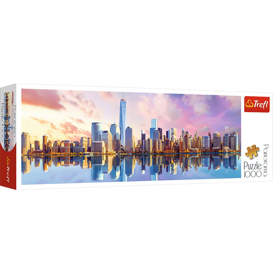 Panorama 1000 Piece Jigsaw Puzzles, Manhattan, New York, USA, Puzzle of New - $33.74