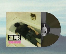 Cherubs Heroin Man /100 Dark Green &amp; Silver Vinyl LP Noise Rock Rarity - £75.68 GBP