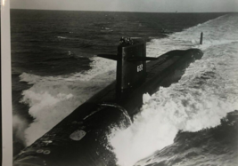 SSBN-622 JAMES MONROE Submarine vintage Johns Hopkins University 8x10&quot; photo - £15.69 GBP