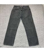 Tommy Hilfiger Jeans Men 30x29 Gray Straight Fit Faded Denim Pants Outdo... - €16,18 EUR