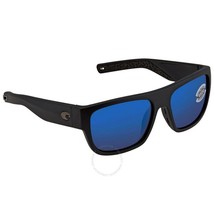 Costa Del Mar MH1 11 OBMP Sampan Sunglasses Matte Black blue Mirror 580P... - £98.80 GBP