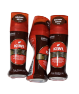 3 Pack Kiwi Premium Instant Polish Revives And Protects Brown Leather 2.... - $422.44 MXN