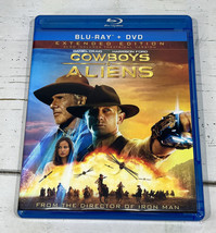 Cowboys &amp; Aliens (Blu-ray+DVD) Daniel Craig Harrison Ford - £3.13 GBP