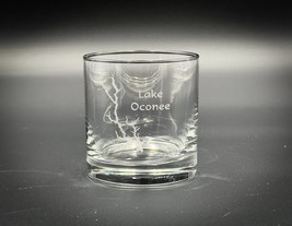 Lake Oconee Georgia  - Etched 10.25 oz Rocks Glass - £11.00 GBP