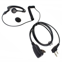 Clip-Ear Earpiece/Headset PTT Mic For Kenwood Radio TK3402 NX420 NX240v ... - $13.99