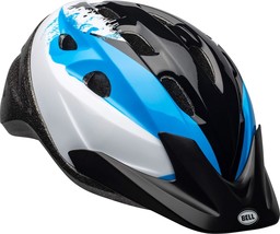 Bell Youth Blue Ink Blot Richter Helmet, Blue/Black/Silver, 54-58Cm - $30.99