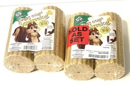 C&amp;S Products SQUIRRELOG Wildlife Squirrel and Critter Food Corn 4 Logs 32Oz - £15.81 GBP