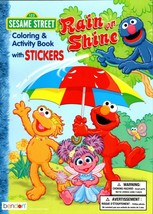 Sesame Street - Coloring &amp; Activity Book with Stickers - Rain on Shine - £5.50 GBP