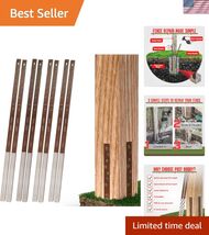 Pack of 8 Easy Fence Post Repair to fix 4 Broken Wood Posts, Fast and Ea... - $191.15