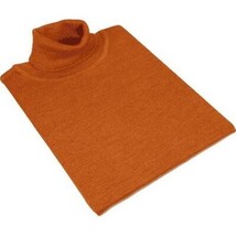 Men PRINCELY Turtle neck Sweater From Turkey Soft Merinos Wool 1011-80 Rust image 4