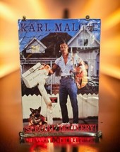 Karl Malone Original 1988 Signed Poster Special Delivery Costacos Brothe... - $266.70 CAD