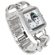 Disney 100 Year Anniversary Cinderella Watch with Metal Chain Band Silver - £31.50 GBP