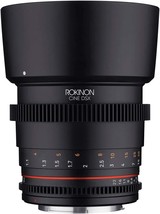 High Speed Cine Lens For Fuji X, Rokinon 85Mm T1.5. - $427.96