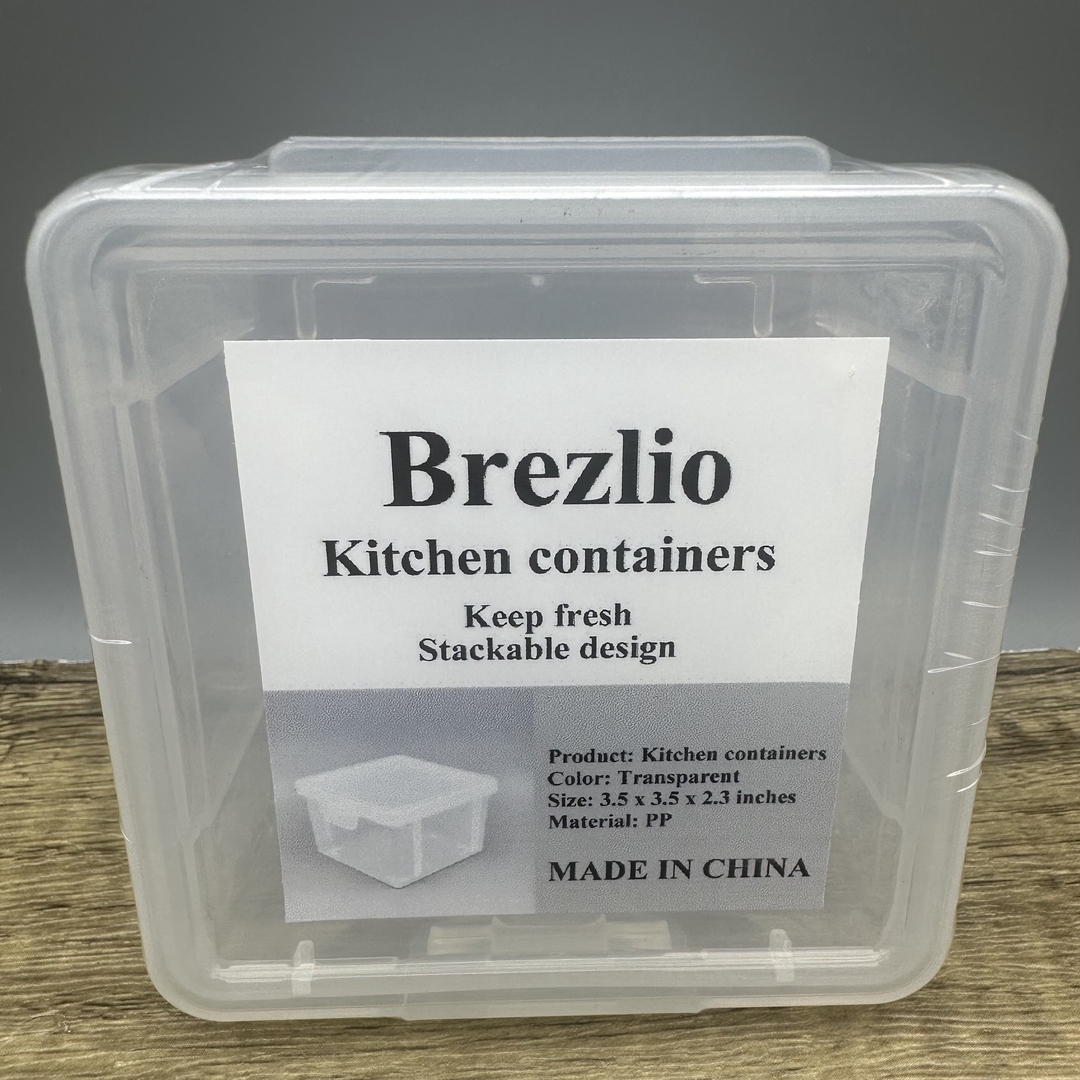 Brezlio Kitchen Containers - Spice Storage Container for Herb Organization - $7.99