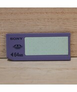 Genuine Sony 64MB Memory Stick Card MSA-64A NON-PRO NON-MagicGate *GOOD/... - €18,74 EUR