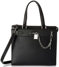 Calvin Klein Roxy Leather Tote Black Brand New in Protective Wrap - $69.97