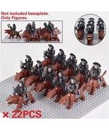 Lot 22 Pcs Riders of Wargs Elves Orcs Dwarves Knight Army LOTR Minifigur... - $24.99