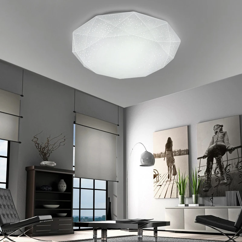 Ceiling light LED 18W 24W ABS material casting molding seal dustproof plate indo - £173.67 GBP