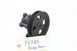 2002 DODGE RAM 1500 PICKUP 4.7L V8 POWER STEERING PUMP ASSEMBLY P6385 image 10