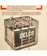 1947 Delco Remy Tractor Battery Advertisement Farming Agriculture DWNN18 - £15.83 GBP