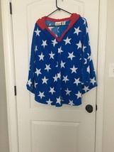 Wonder Women&#39;s Fleece Pajamas Sleep Poncho with Stars Size One Size Fits... - $53.89