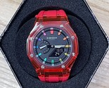 CasiOak - Custom G-SHOCK &quot;CLASSIC BLOOD RED&quot; - Casio GA2100 Mod - Watch ... - $152.07