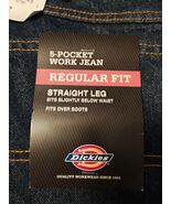 Dickies Men’s 40x32  5-Pocket Work Jean Regular Fit Straight Leg NEW - $24.74