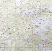 Map Deer Isle Acadia Maine 1983 Topographic Geo Survey 1:24000 27 x 22&quot; TOPO4 - £41.34 GBP