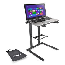 Pyle Portable Folding Laptop Stand - Standing Table with Foldable Height and Sec - £40.91 GBP