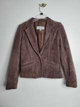 Vintage Wilsons Leather Maxima Western Blazer Jacket Brown Suede Single Button M - £30.72 GBP