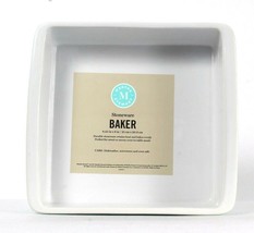 Martha Stewart Stoneware Baker 8.25 In X 8 In Perfect For Oven To Table Meals - £26.77 GBP