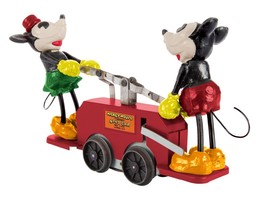 Lionel 2335190 Disney Mickey Mouse &amp; Minnie Mouse Operating HANDCAR- Red -NEW - £146.23 GBP