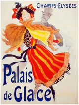 2508.Champs-Elysees Palace de Glace.Ice skating french Poster.Decorative Art. - $16.20+