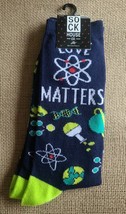 Sock House Co. ~ Men&#39;s Crew Socks ~ Size 9-13 ~ &quot;Love Matters&quot; - £11.76 GBP