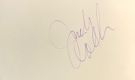 JUDY COLLINS AUTOGRAPHED Hand SIGNED 3x5 INDEX CARD SINGER GRAMMY AWARD ... - £15.97 GBP