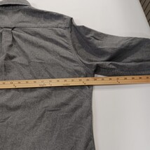 JACHS Men's Size Large Heavyweight Gray Cotton Blend Long Sleeve Shirt RN#123913 image 6