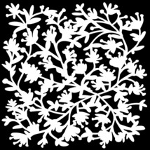 Crafter&#39;s Workshop Template 6&quot;X6&quot; Viney Flowers - $9.88