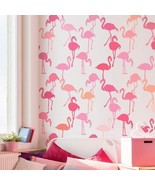 Flamingo Allover Stencil - Fun and Playful Pattern for a Bedroom - Tropi... - $44.00
