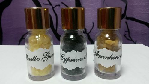 Offer Altar Greek Resin Incenses Set of three. Frankincense, Mastic Sts, Cyprian - $12.99