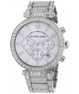 Michael Kors MK5572 Parker Ladies Mother Of Pearl Stainless Chrono Watch... - £139.73 GBP