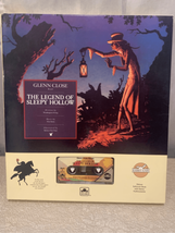 The Legend of Sleepy Hollow Book and Cassette 1992 Softcover Glenn Close... - $14.16