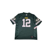 Green Bay Packers Men Rodgers #12 Pro Line Football Player Jersey Green ... - £55.52 GBP