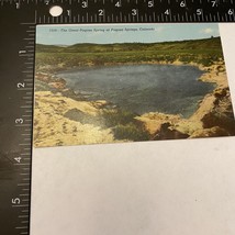 The Great Pagosa Spring at Pagosa Springs Colorado Linen Postcard - $1.80