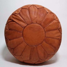 Amazing Moroccan Pouf Brown , Ottomans Poffes ,Foot stool , Foot rest ,  Handmad - £119.90 GBP