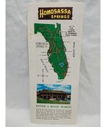 *Written On* Vintage Florida Homosassa Springs Brochure - $166.03 MXN