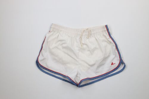 Primary image for Vintage 50s 60s Catalina Mens 38 Striped Lined Running Short Shorts White USA