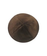 World Of Judaica Brown Velvet Kippah with Four Sections and No Rim - $368.89 MXN