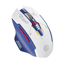 Wireless Mouse, Rechargeable Ergonomic Silent Mice With 2.4G Usb Receiver Mecha  - £25.57 GBP